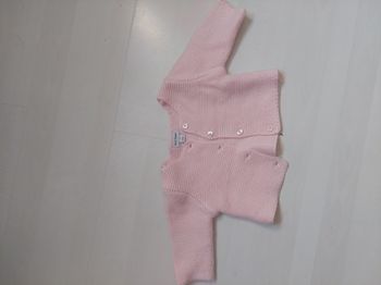 Gilet rose pâle