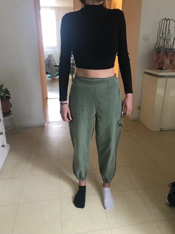 Pantalon court kaki