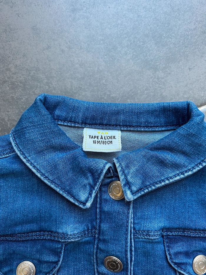 Veste en jeans bébé fille TAO - photo numéro 2