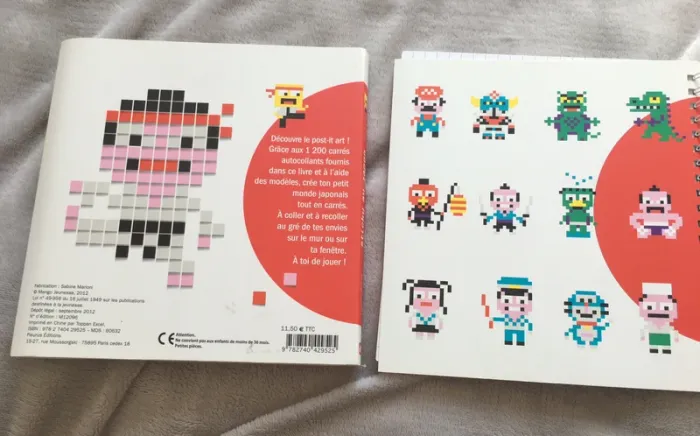 Livre pour construire des personnages avec des post-it - photo numéro 2