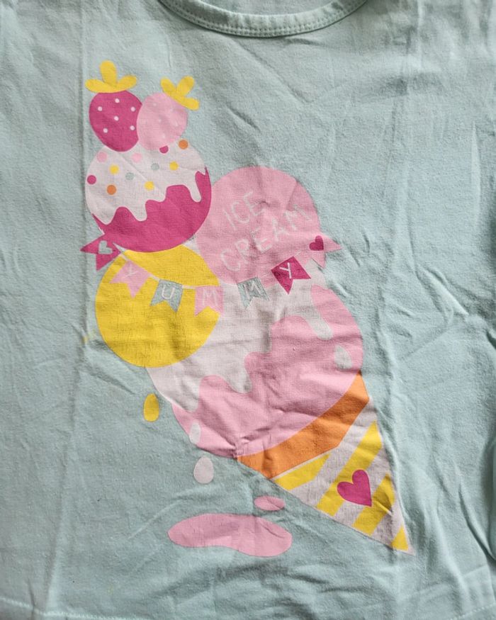 Tee shirt bleu clair zeeman 5/6 ans - photo numéro 2