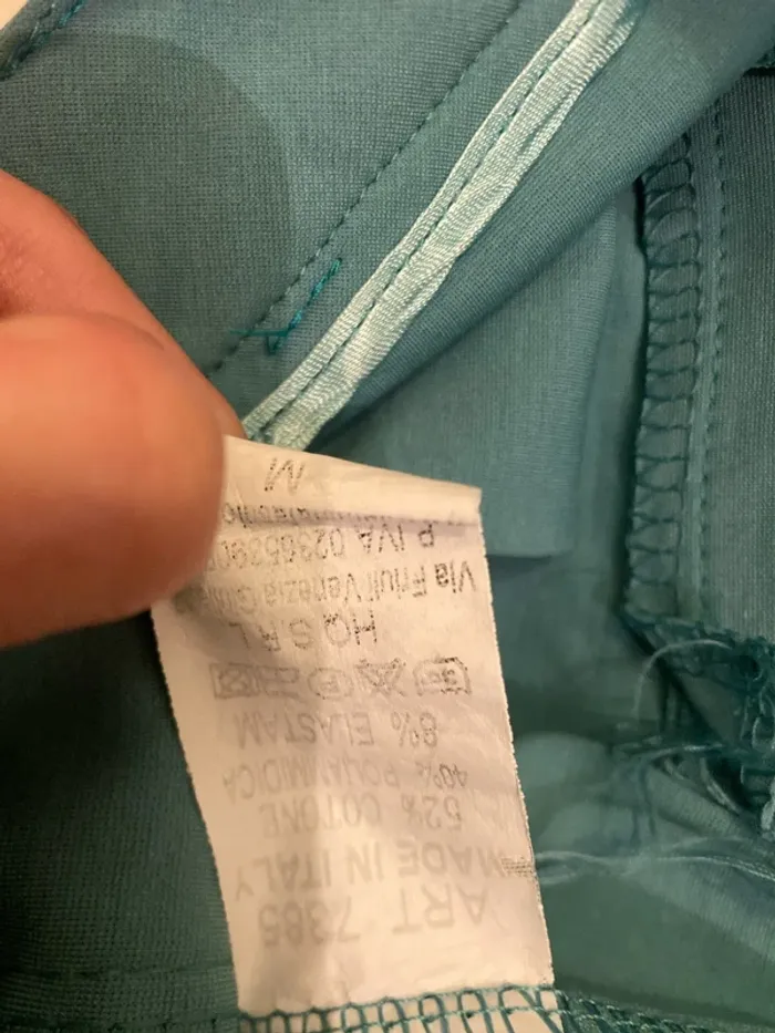 Pantalon chino bleu vert 38 - Lumina - photo numéro 3