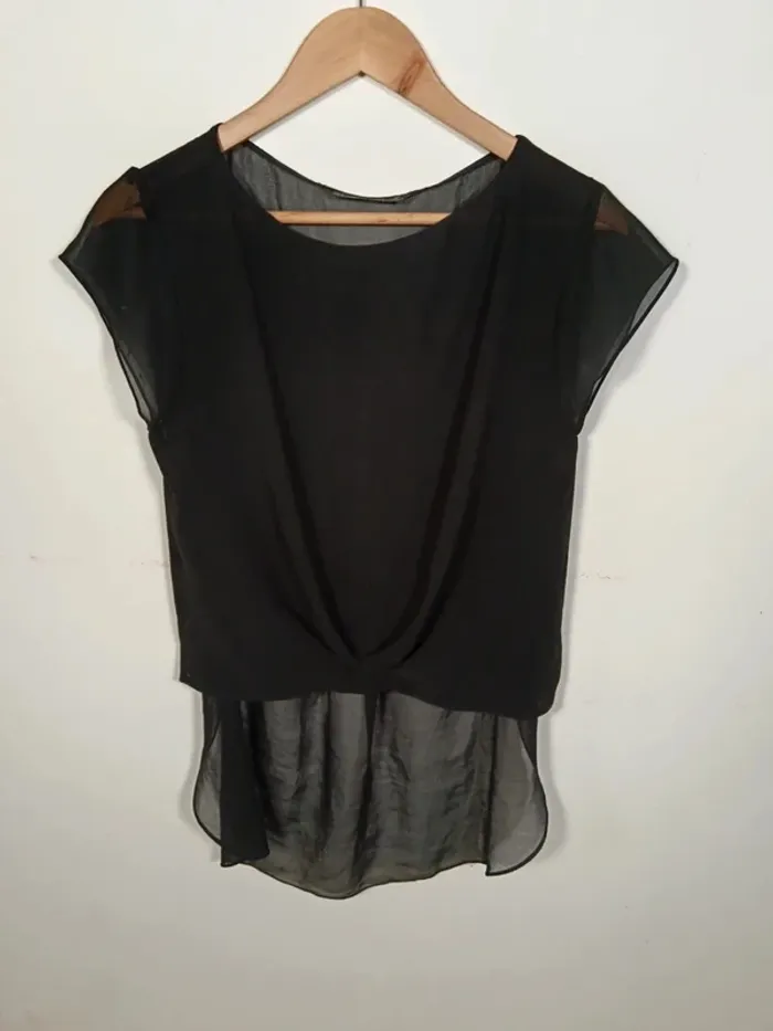 C12 blouse noir Zara S