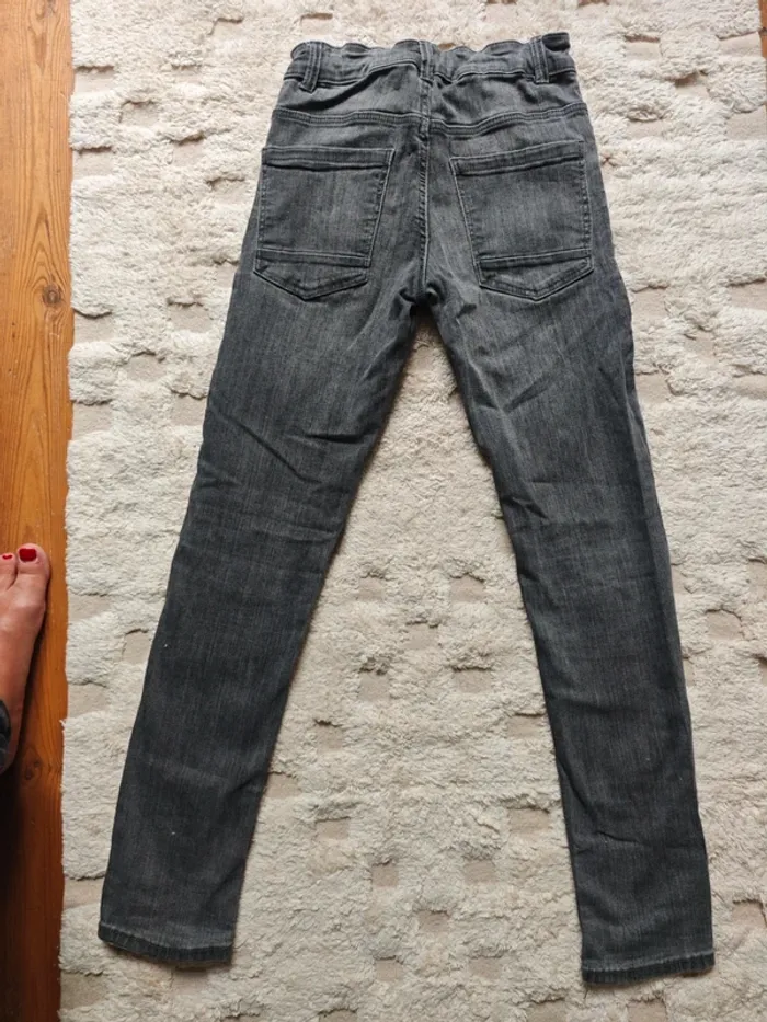 Jeans skinny gris garçon 12 ans - photo numéro 4