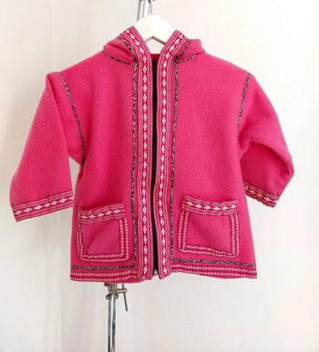 Veste polaire douce à capuche 8 ans