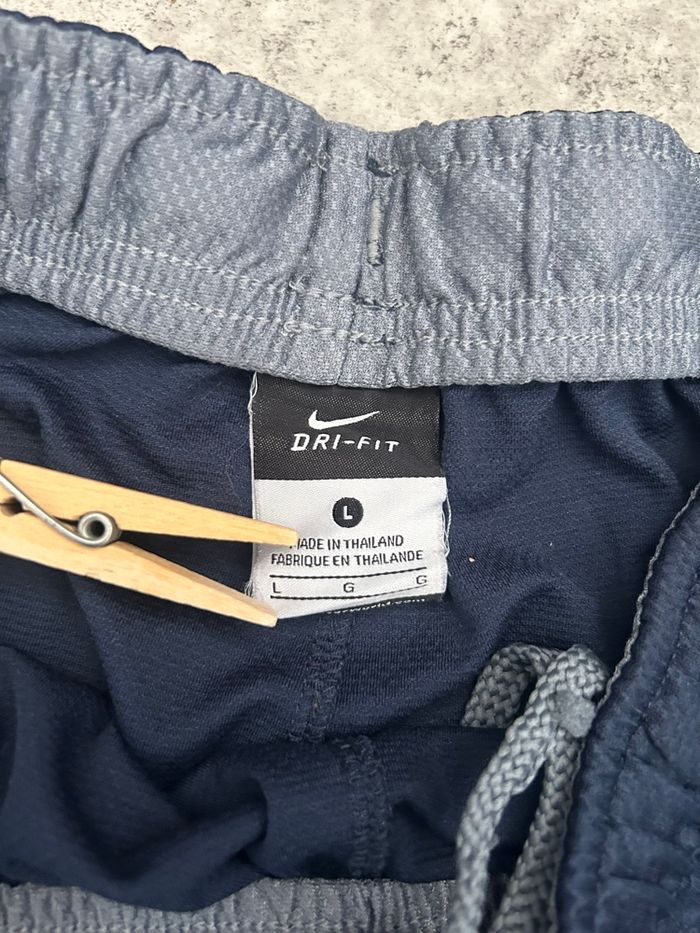 Short de sport Nike bleu marine et gris Dri-Fit - Taille L - photo numéro 2