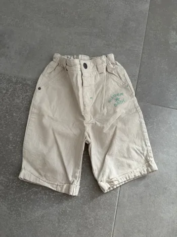 Pantacourt beige 18 mois