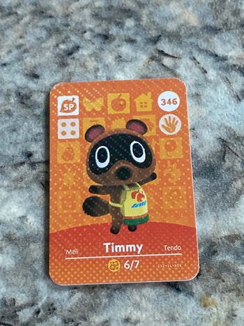 mini carte amiibo Timmy