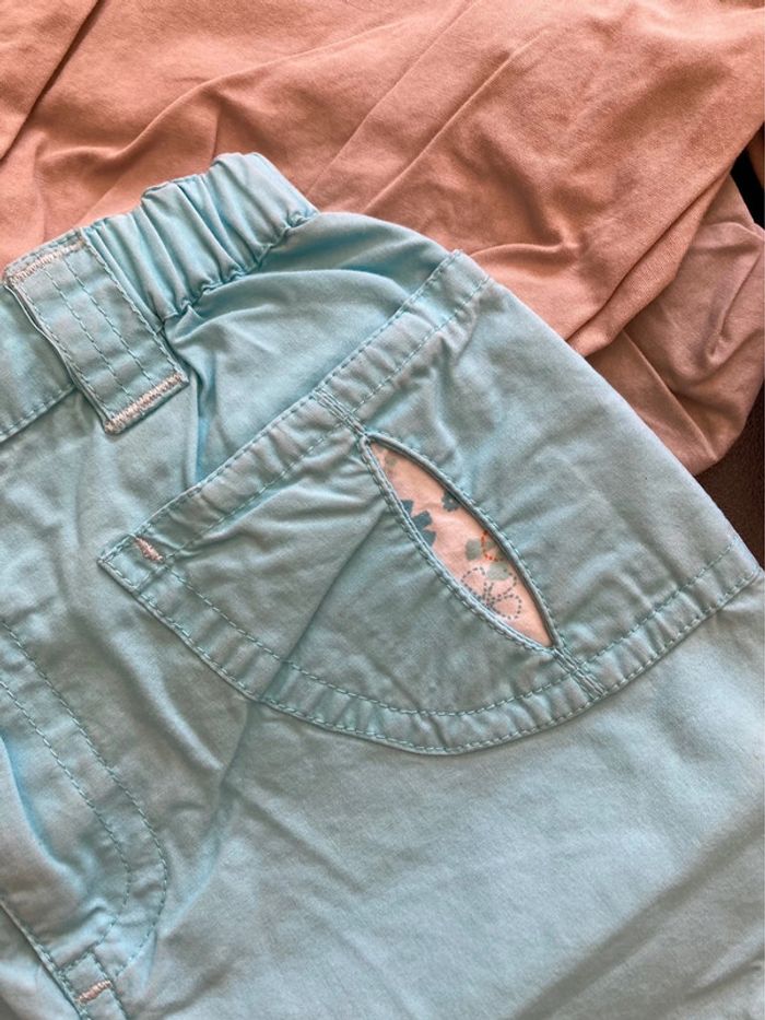 Lot ensemble vêtement 12 mois fille garde robe pantalon tunique - photo numéro 4