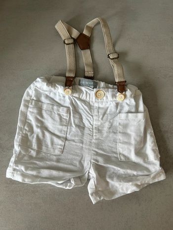 Short à bretelle bébé
