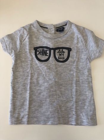 T-shirt bébé Shine like my dad 12 mois
