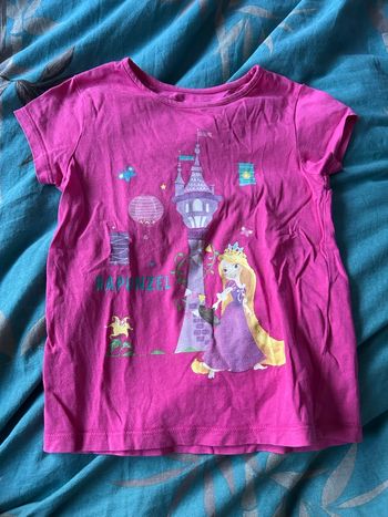 Tee shirt raiponce / rapunzel 4 ans / 5 ans