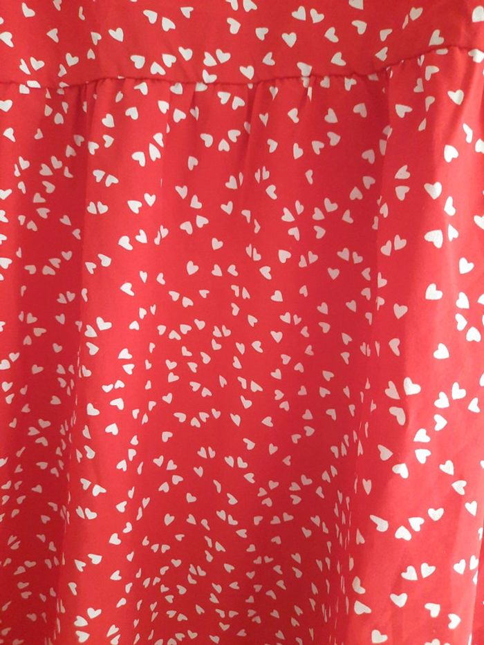 Robe rouge motif cœur 2XL - photo numéro 2