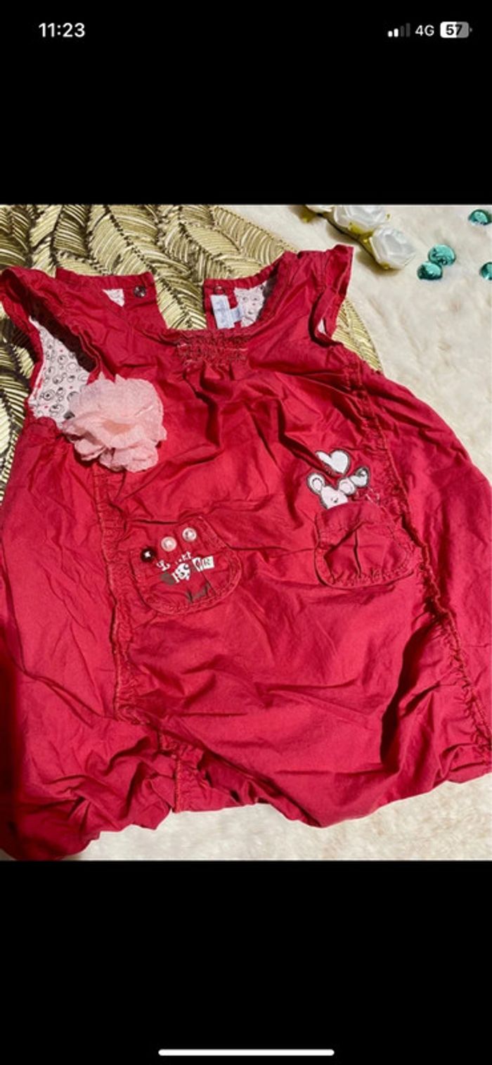 💫Lot 2 robes rouges 6 mois – Bébé fille – Très bon état💫 - photo numéro 3