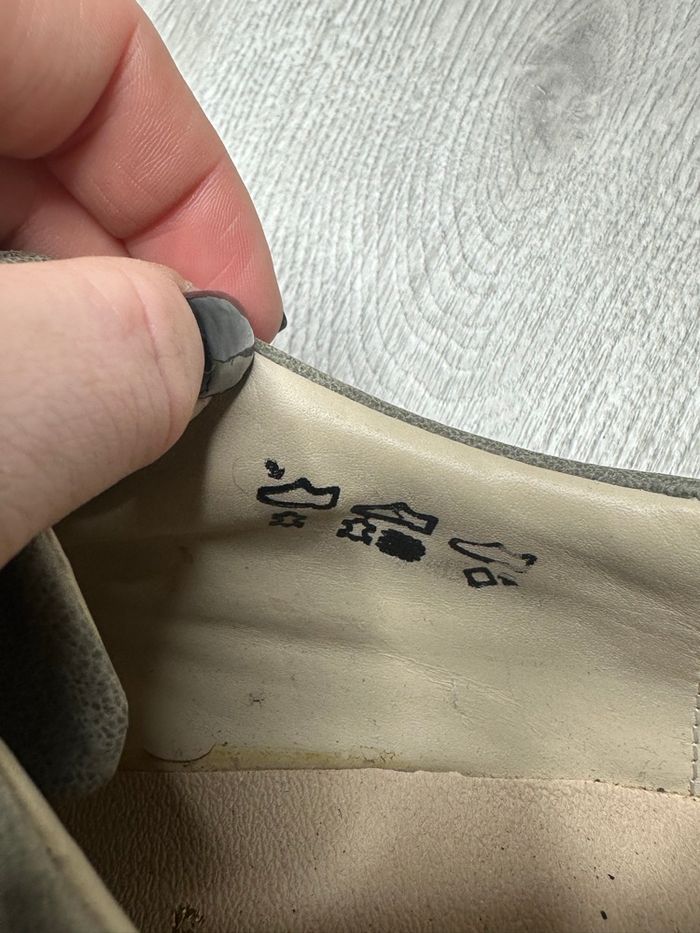 chaussures a scratch Actiflex confort ++ 38/ (taille 5) daim gris taupe - photo numéro 4