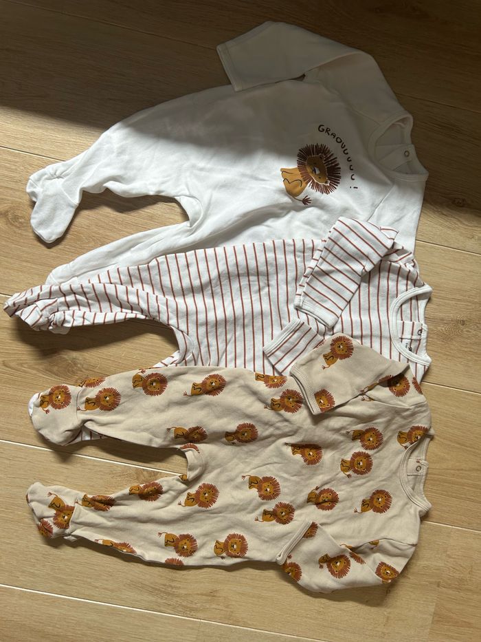 Lot de 3 pyjamas bébé
