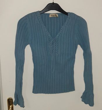 T-shirt laine manches longues