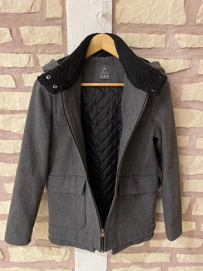Manteaux gris atmosphère taille 36 - photo numéro 3