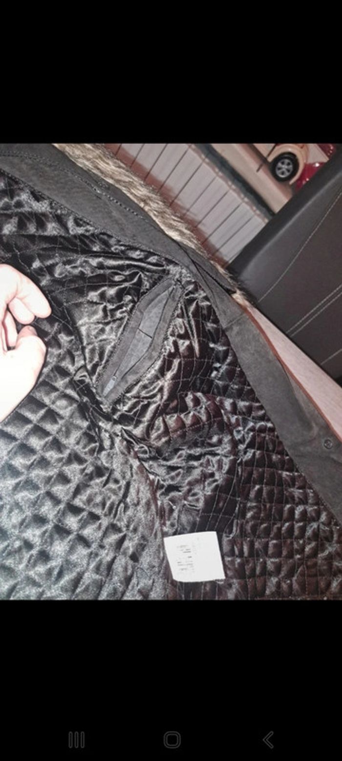 Manteau en cuir de porc taille 40 - photo numéro 7