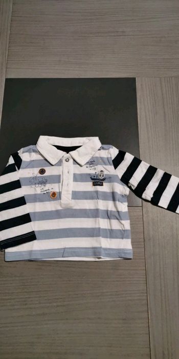 Polo manches longues sergent major 6 mois