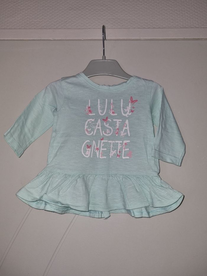 T-shirt tunique Lulu Castagnette neuf 6 mois