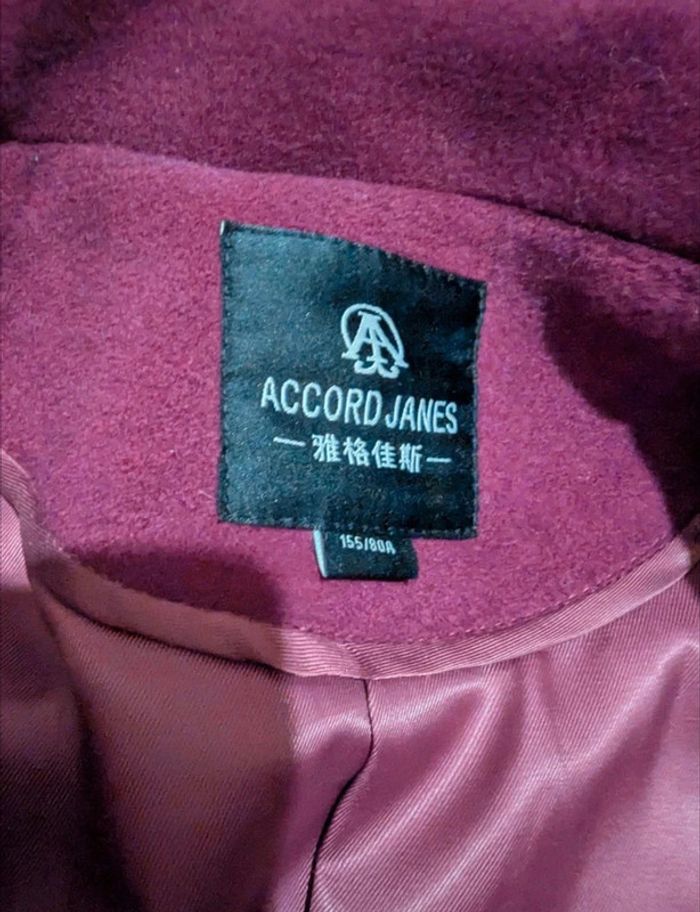 Manteau Accord Janes violet - photo numéro 5