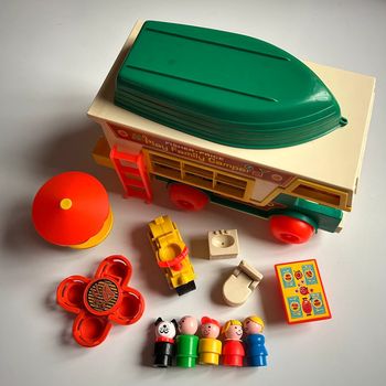 Camping-car fisher-price play family camper