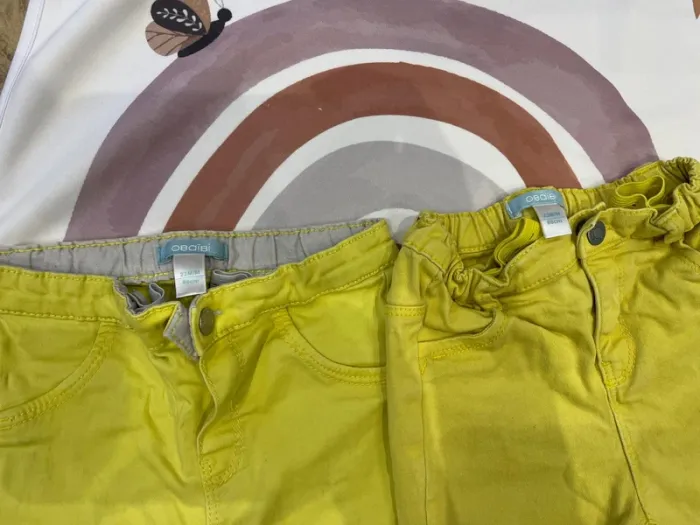 Lot 2 pantalons bébé fille Obaïbi - photo numéro 4