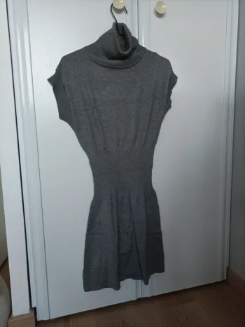 Robe pull col roulé