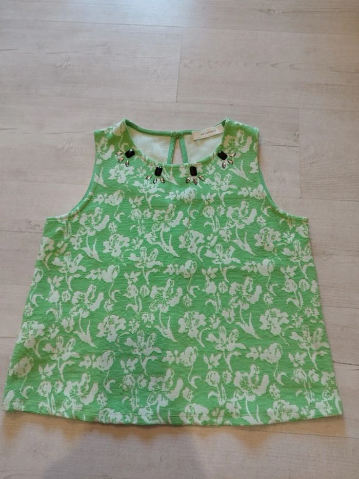 Très joli top vert Promod taille M