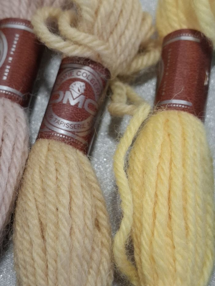 Joli lot 9 échevettes laine Colbert DMC pour tapisserie/punch needle 100% pure laine vierge 8 m neuf - photo numéro 4