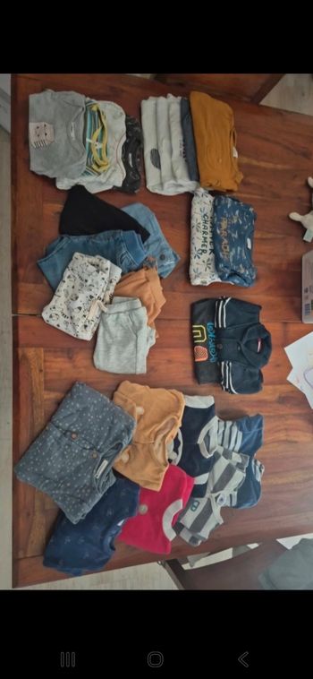 Lot vetement garcon 9 mois