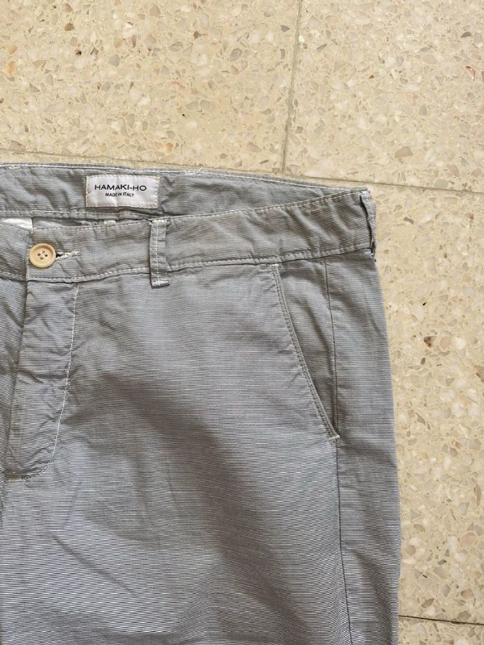 Pantalon gris à rayures Hamaki-Ho taille 40 très bon état - photo numéro 4