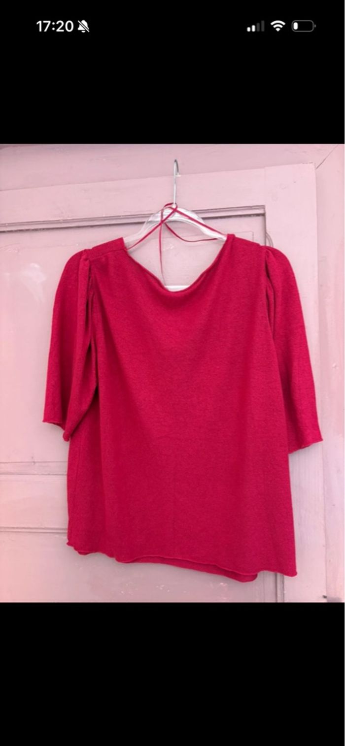 Pull/ haut fushia - photo numéro 3