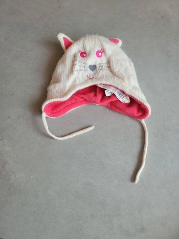 Bonnet bébé fille chauf hiver taille 6 12 mois