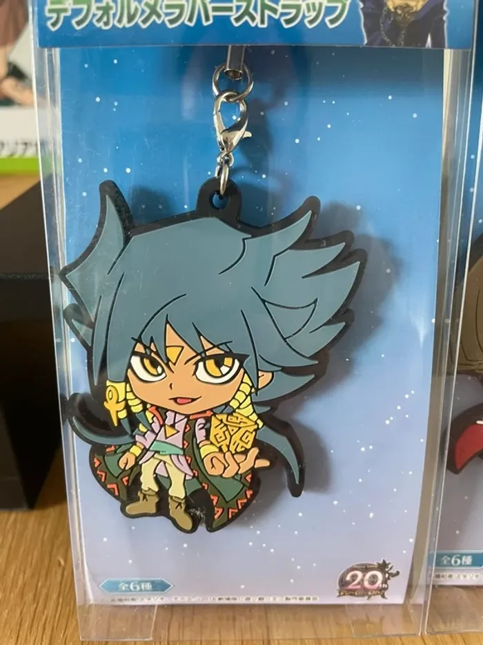 Yu-Gi-Oh! Lot 2 Porte-clés Seto Kaiba & Aigami Deformed Rubber Strap 20th Anniversary - photo numéro 2
