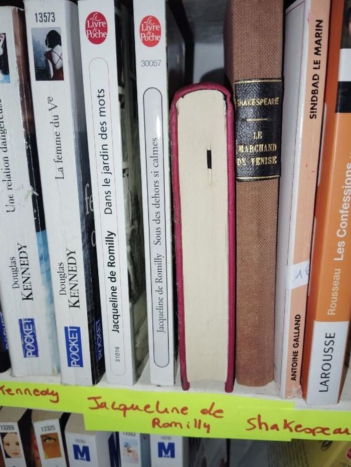 Livre Jacqueline De Romilly aux choix ou en lots