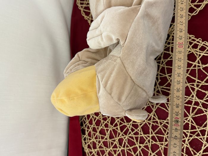 hippopotame super toys simba vintage peluche hippopotame beige model 50 cm rare doudou animal idem r - photo numéro 5