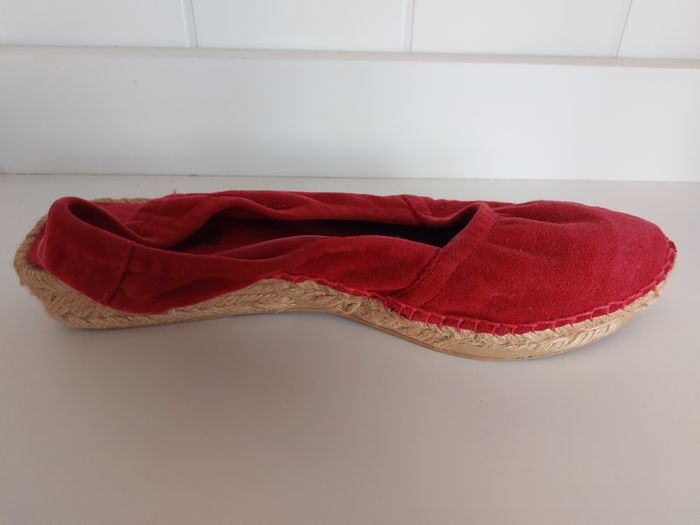 Espadrilles Pare Gabia rouges talon ouvert pointure 37 - photo numéro 7