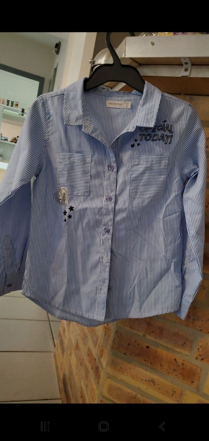 Chemise fille taille 8 ans Orchestra