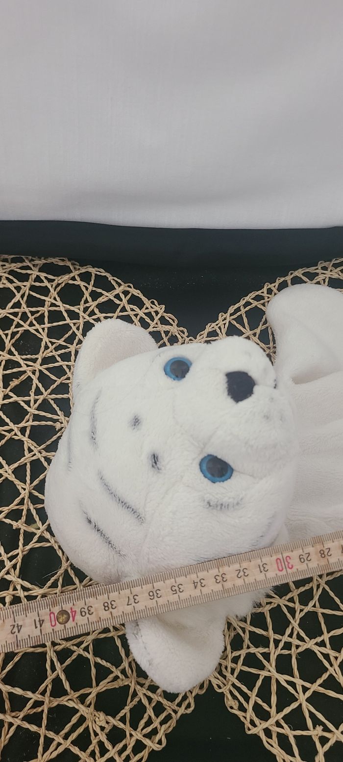 doudou tigre blanc , range pyjama - photo numéro 6