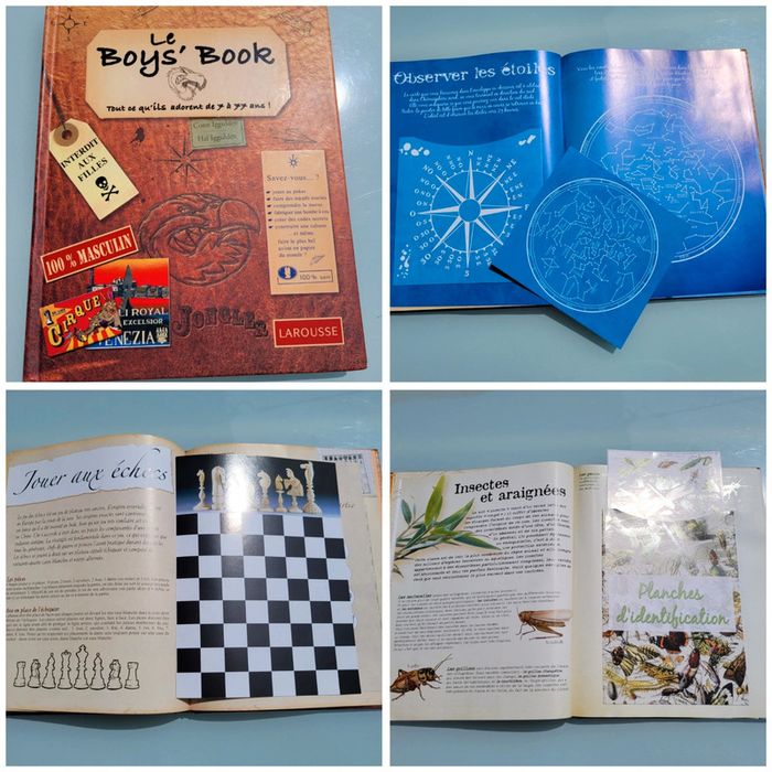 Superbe livre animé Le Boys' Book, tout ce qu'ils adorent de 7 à 77 ans !