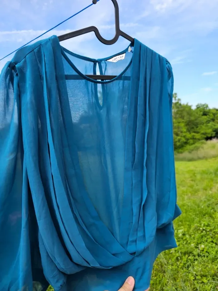 Chemisier /blouse nafnaf t42 femme - photo numéro 9