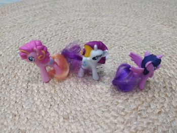 Lot de trois figurines, My little Pony, Hasbro, 2014, TBE