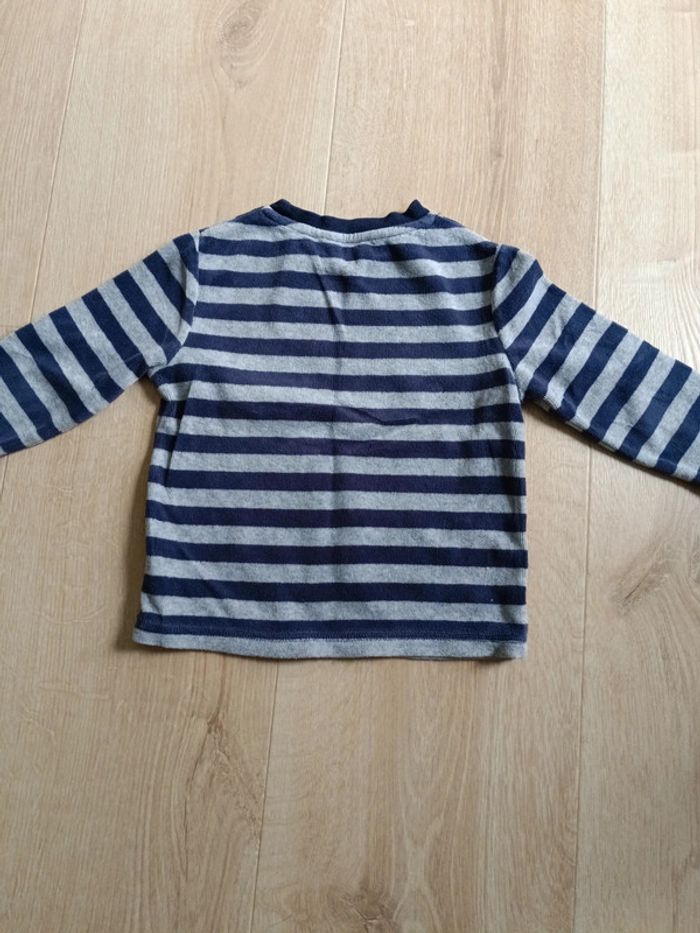 Haut de pyjama velours - photo numéro 2