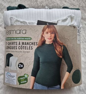 T-shirts à manches longues côtelés