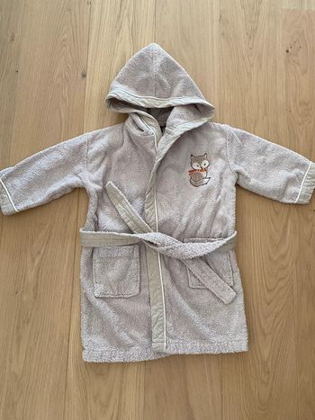 Peignoir carré blanc