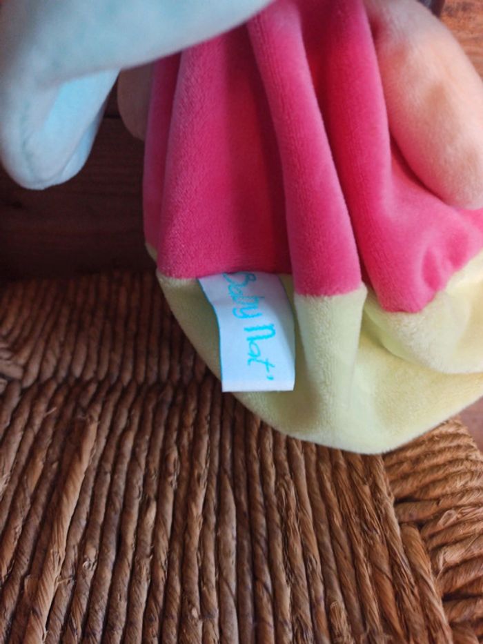 Doudou lapin baby nat tbe - photo numéro 4