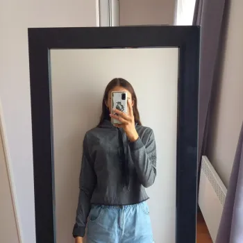 Sweat crop top xs
