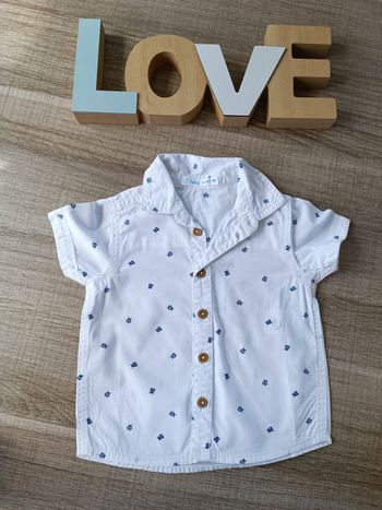 Chemise manche courte 6 mois